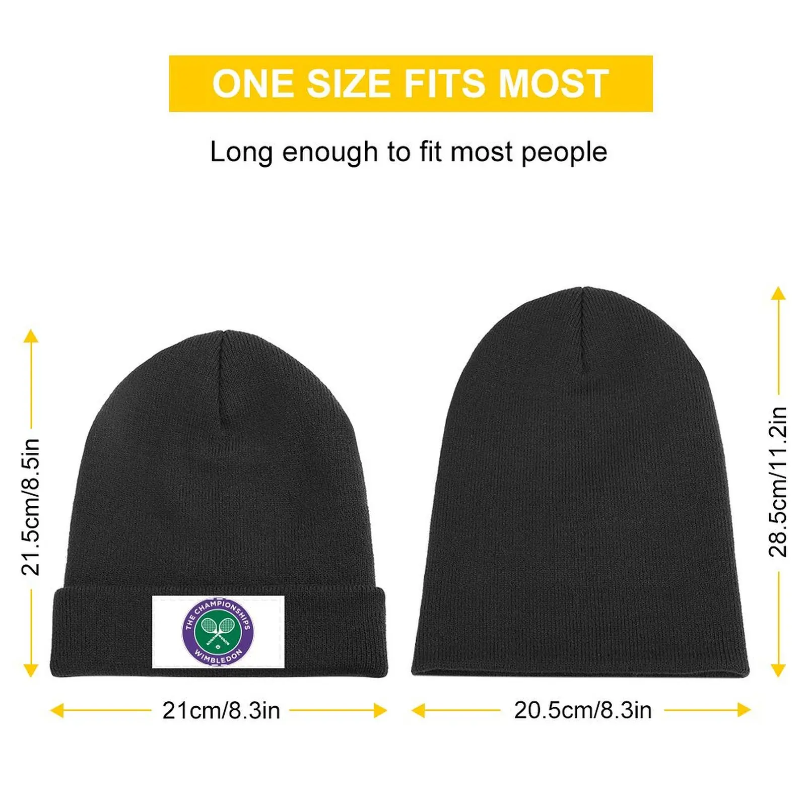 Badge for the mindfulness challenge Knitted Cap Kids Hat Sports Cap Women Hats Men's