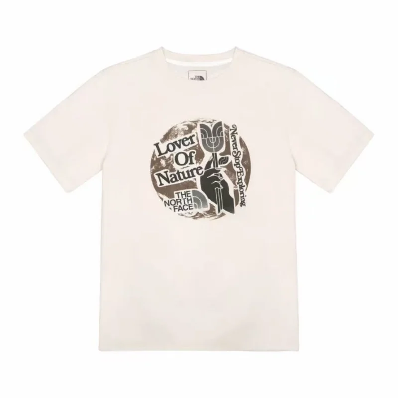 THE NORTH FACE Earth Day Series Patterned Print Climbing Mountain Outdoor Casual Short Sleeve T Shirt Unisex Graphic Tee