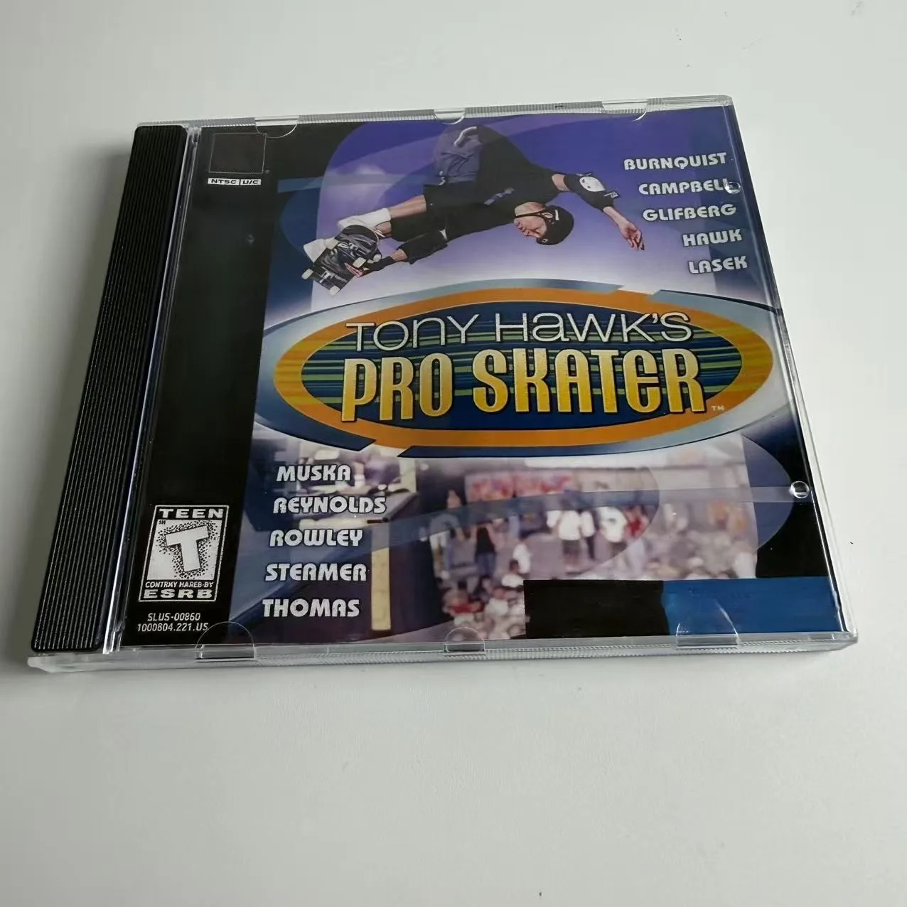 Disco de reproducción de alta calidad para Sony PS1: Tony Hawk's Pro Skater 1 (Versión con vibración estadounidense, sin manual)
