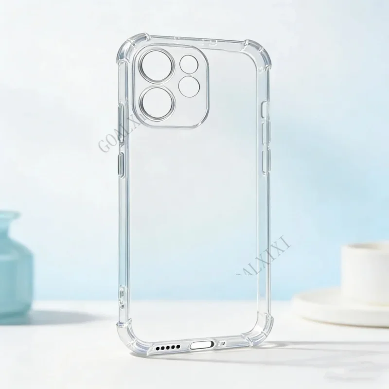 جراب شفاف من السيليكون الناعم TPU لهاتف OPPO Reno 15 14 13 pro 15pro 14pro 13pro غطاء هاتف شفاف لهاتف OPO reno15 جراب شفاف