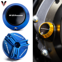 For Suzuki VStrom V-Strom 650 1000 1050 XT DL 650 DL1000 800DE 250 Motorcycle Anti-theft Engine Oil Filler Cap Oil Plug Cover
