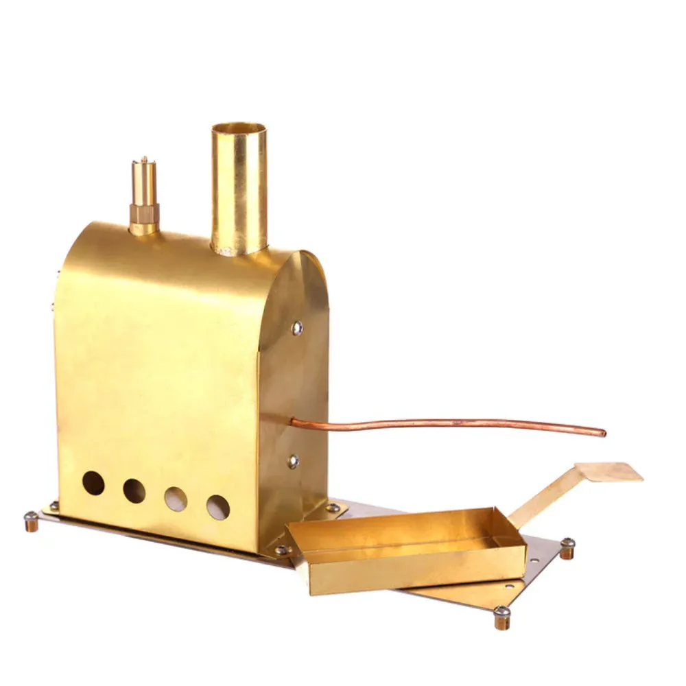 G2 Miniature Pure Copper Boiler All Brass Steam Boiler Output Shaft Diameter 4 Mm 90 Ml Capacity Equipped with Safety Valve