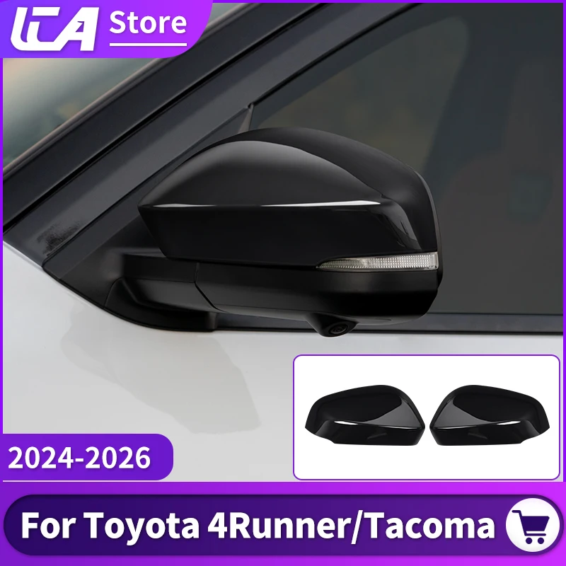 

For Toyota 2025 4Runner 2024-2026 Tacoma 1Pair Car Mirror Cover Cap Anti-Scratch Protective Shell Exterior Styling Upgrade