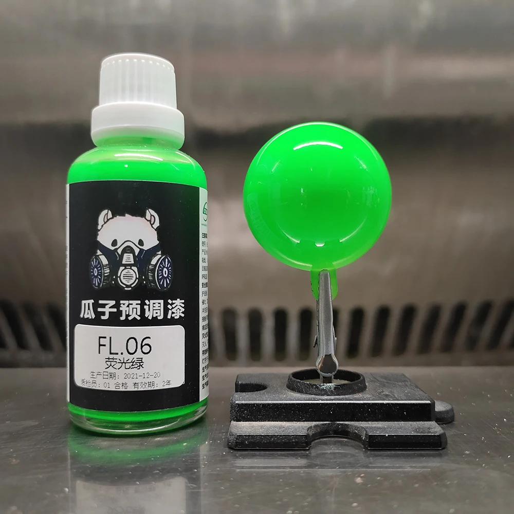 Fluorescent Bright FL series Color Based P aint Spray Coating Painting Model Coloring 50ML UV Lamp Irradiation Is Required