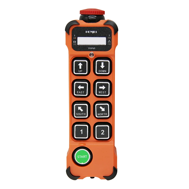 Henjel H208 8 Button Double Speed Ip65 Industrial Wireless Radio Remote Control