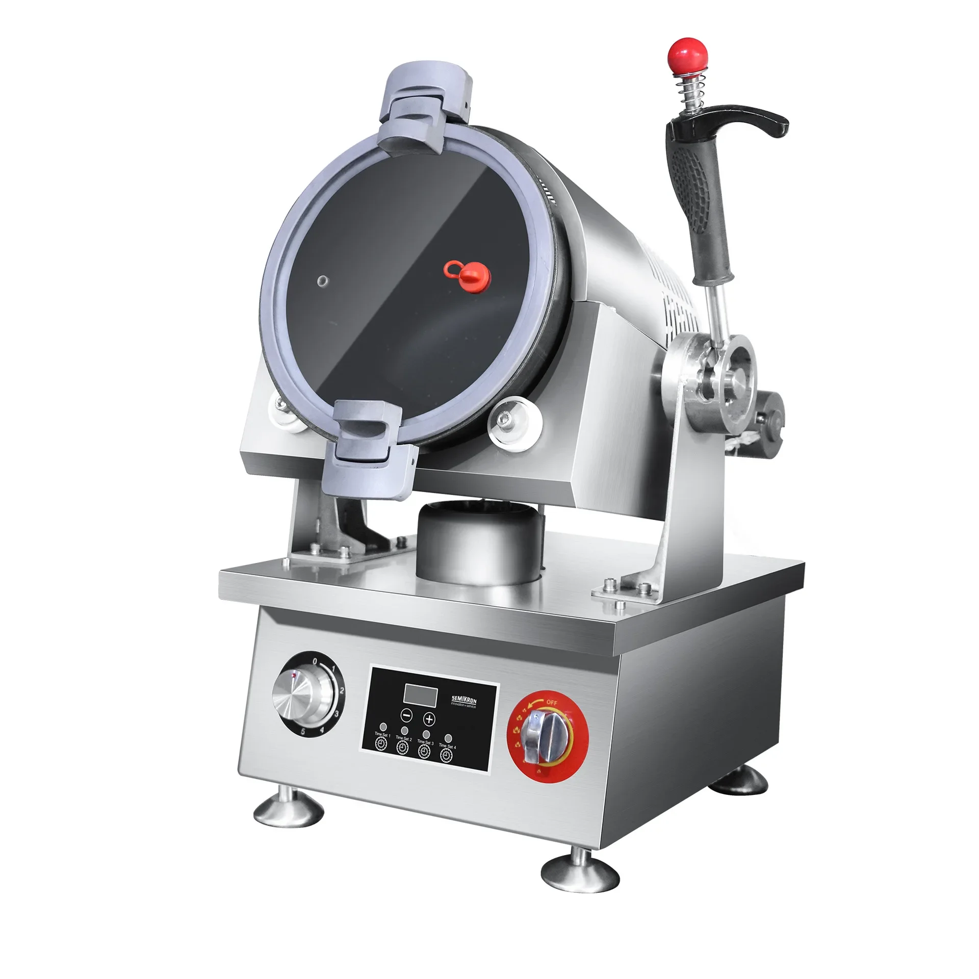 Intelligent automatic commercial multi-function cooking machine