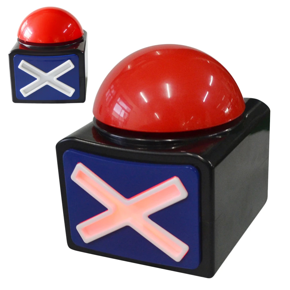 Spiel-Antwort-Summer-Alarmknopf mit Tonlicht, interaktive Spiel-Antwort-Taste für Kinder, pädagogisches Lernen, Quiz, Show, Alarmsummer