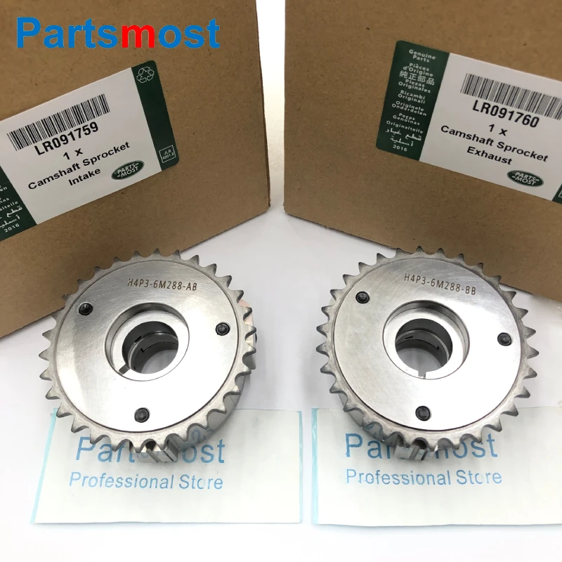 

LR091759 LR091760 Intake / Exhaust Camshaft Sprocket Actuator for 2.0L Turbo Petrol New Discovery Range Rover Sport Velar Evoque