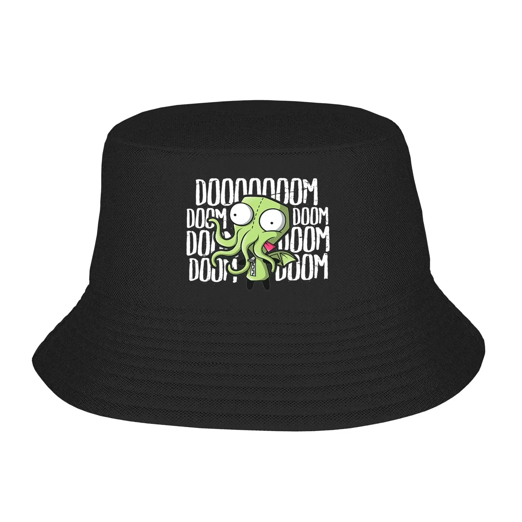 2026 New Invaders Zims Bucket Hat GIRthulhu Hawaii Fisherman Caps For Women Vintage Fishing Visor Hats Breathable Graphic Cap，Bu