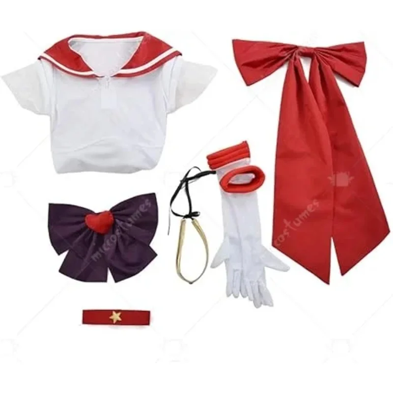 CyMiccostumes Women's Sailor Cosplay Costume SuperS Version Halloween Cosplay Costumes