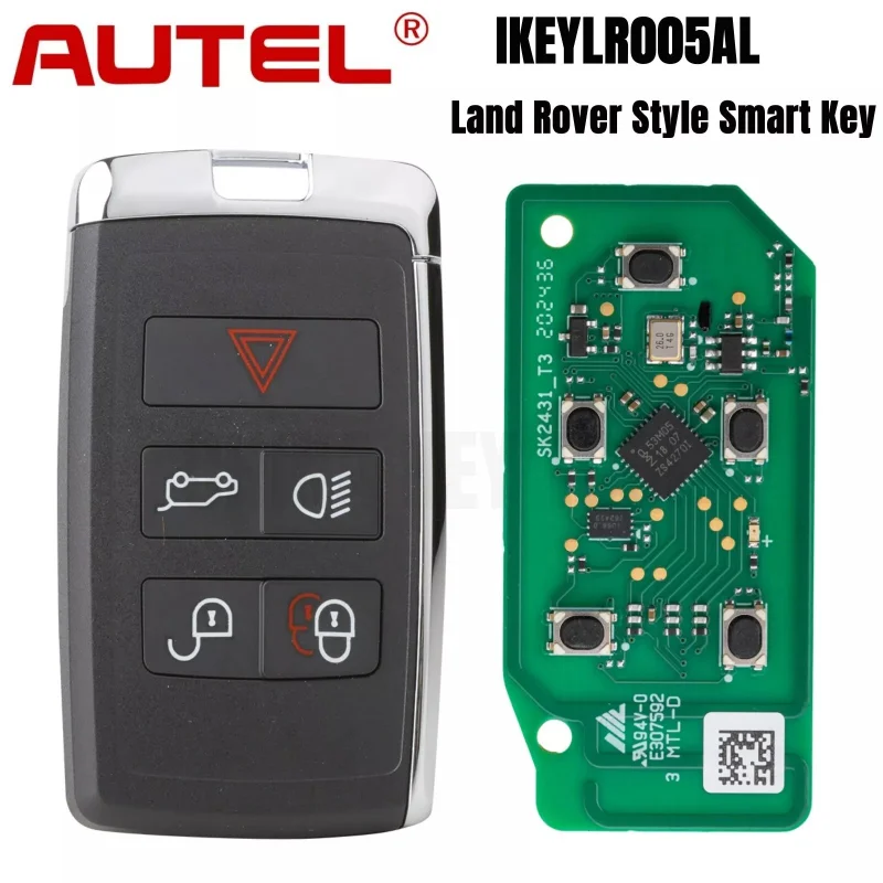 1 قطعة Autel IKEYLR005AL صالح لاند روفر نمط مفتاح ذكي 315/433 ميجا هرتز 5 زر