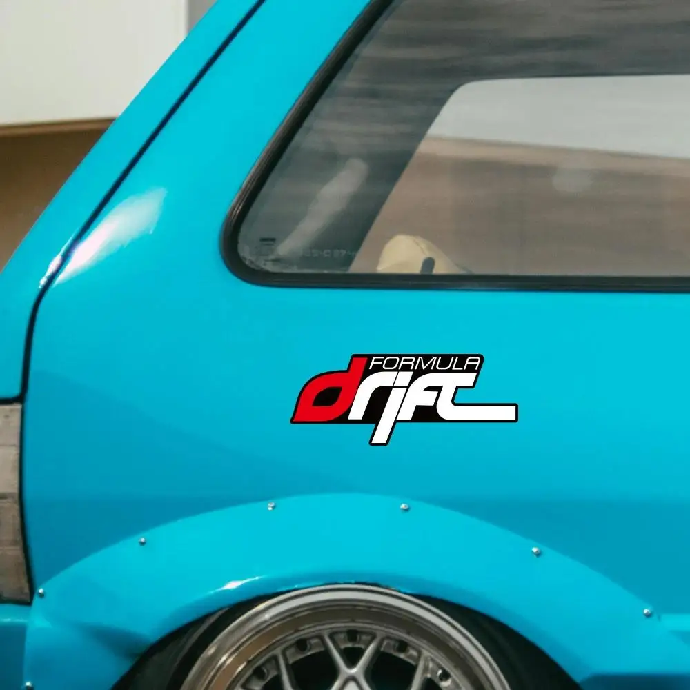 1Pc Formula Drift JDM Racing Sticker Waterproof Vinyl Decal for Car Bumper Rear Window Tuning Decor