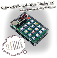 DIY Calculator Electronic Production Kit LED Digital Tube Display With Shell Single-Chip Microcomputer Soldering Practice Kit