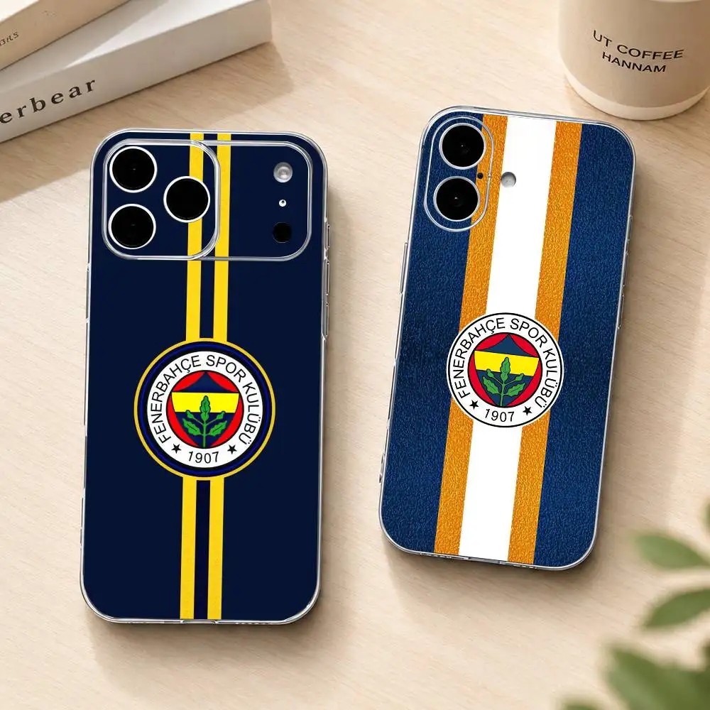 Cool T-Turkey Fenerbahce-Es Pattern  gift Phone Case For iPhone 17 16 15 14 13 12 11 Mini Pro Max Plus Transparent Cover
