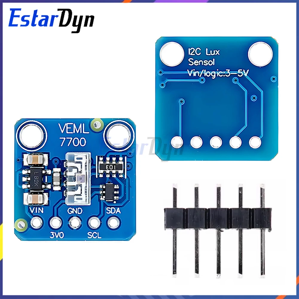 VEML7700 High Precision Ambient Light Sensor 120k Lux, I2C Interface, 3.3V/5V for ESP32