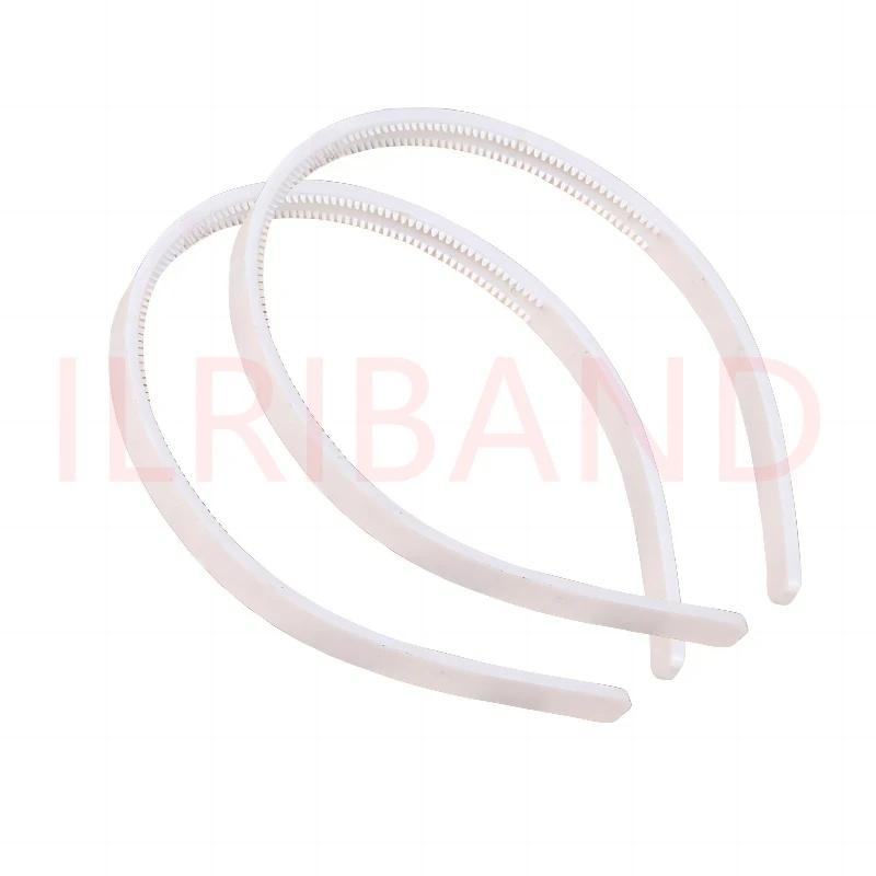 5 teile/los 8mm/10mm breite weiße schwarze Zähne Haar bänder Mädchen Kunststoff Stirnbänder Dame Schmuck Ergebnisse DIY Werkzeuge Haarschmuck – Detail 10