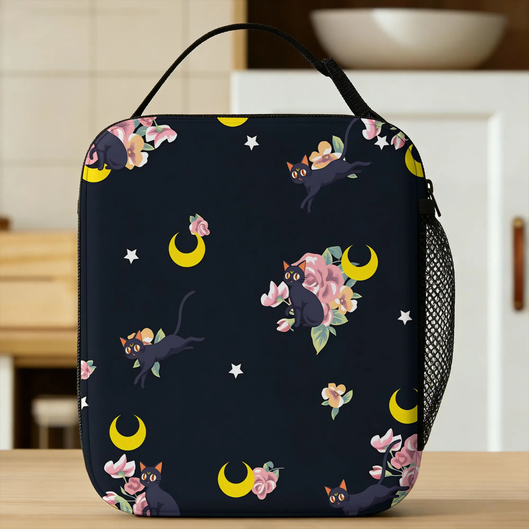 Usagi Tsukino Lunch Bag Sailors Moons School Lunch Box For Girls Casual Print Food Bags Oxford Portable Insulated Cooler Bag