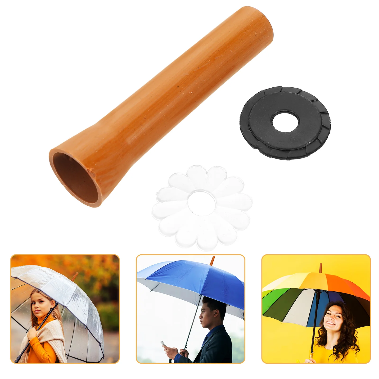 

2Pcs Patio Umbrella Tip Caps Replacement Plastic Tops Long Pole Protector Outdoor Umbrella Accessories Spare Parts
