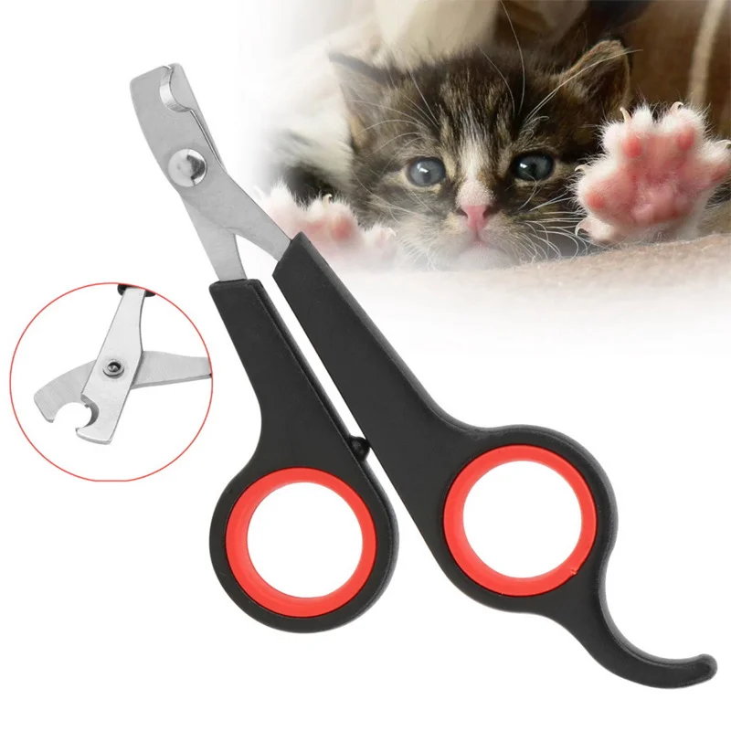 New Pet Nail Scissors Cat Nail Clippers Cat Scissors Home Portable Pet Nail Cutter Cat Grooming Products Accessories