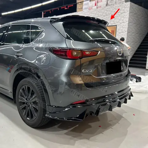 For MAZDA CX-5 CX5 2017 2018 2019 2020 ABS Rear Trunk Lid Car Spoiler Wings