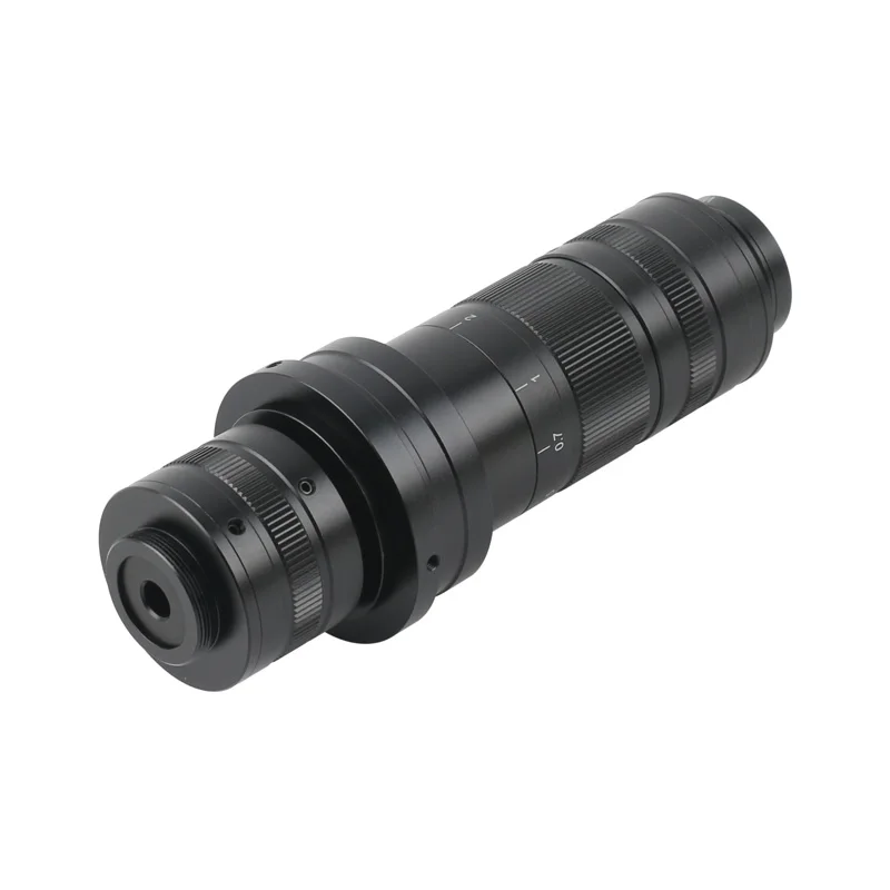 Imagem -03 - Continuamente Monocular Zoom c Montagem Lente Paralela Caminho Óptico fo Hdmi Usb Vga Microscópio de Vídeo Câmera 300x 600x 800x Ajustável