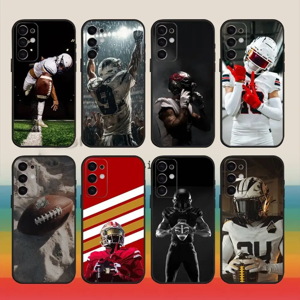 

A-American F-football competition Phone Case For Samsung S25,S24,S21,S22,S23,S30,Ultra,S20,Plus,Fe,Note,5G Black Cover