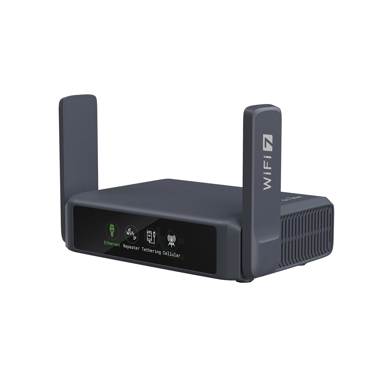 GL-BE3600( Slate 7) Wi-Fi 7 Router, Dual 2.5G Ports, Touch Screen,  3570Mbps Gaming Hotspot, VPN for Public & Hotel