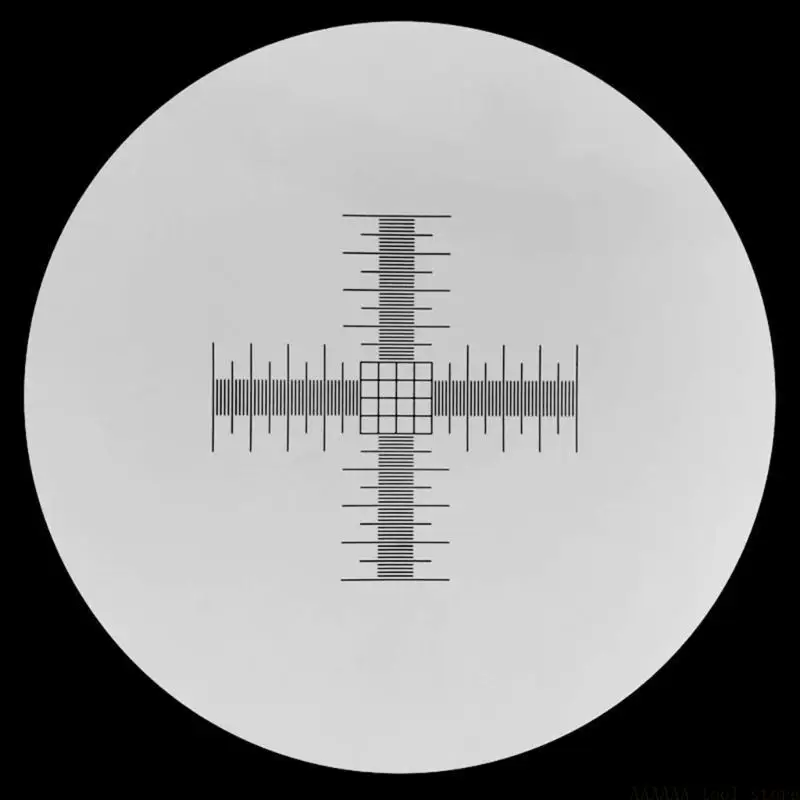 Lame d'étalonnage A2BE, règle d'étalonnage lames Microscope 0.01mm avec 4 échelles