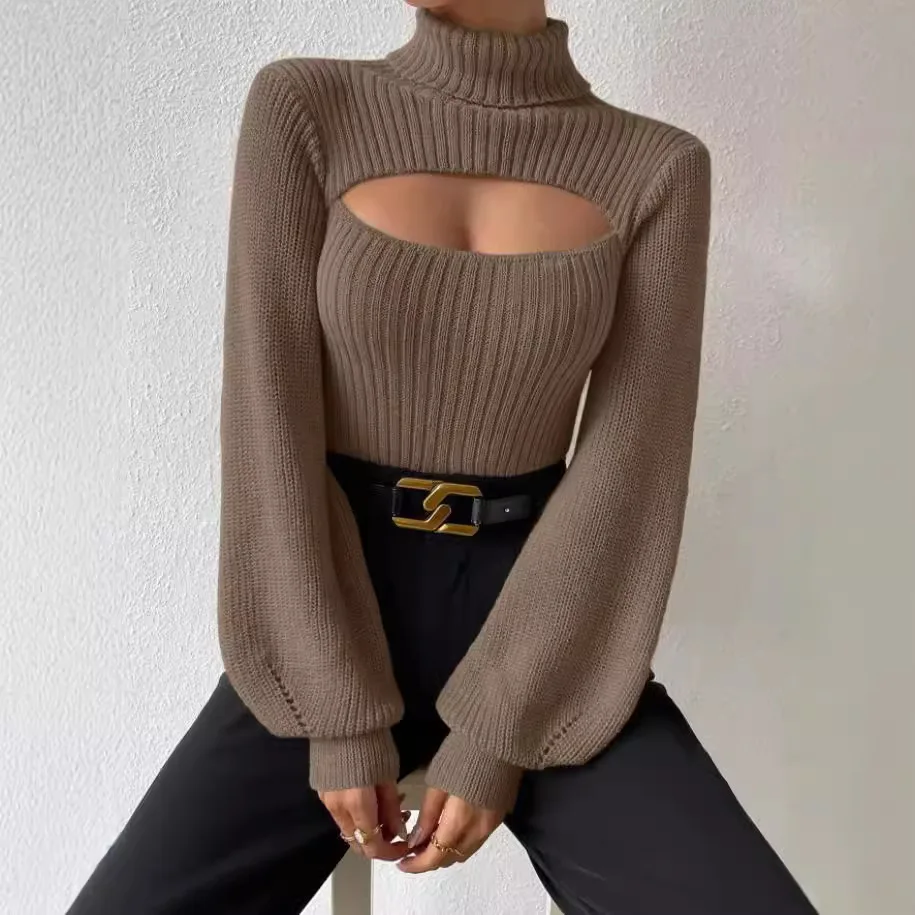 

Сексуальный свитер Spice Girls, осенне-зимний женский вязаный свитер с вырезом