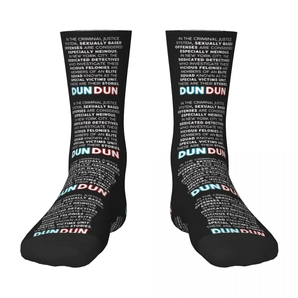 

SVU Opening Speech Socks custom bright garter funny gift christmas gift Men's Socks Luxury Women's