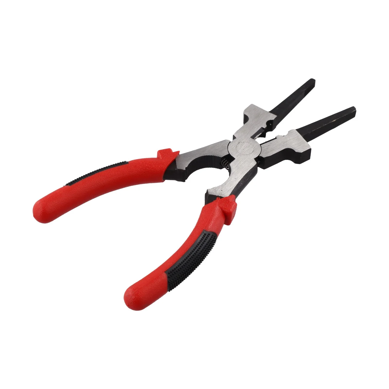 8 Inch Welding Pliers with Soft Insulated Handles for MIG Applications Wire Drawing Cutting and Nozzle Cleaning Tool