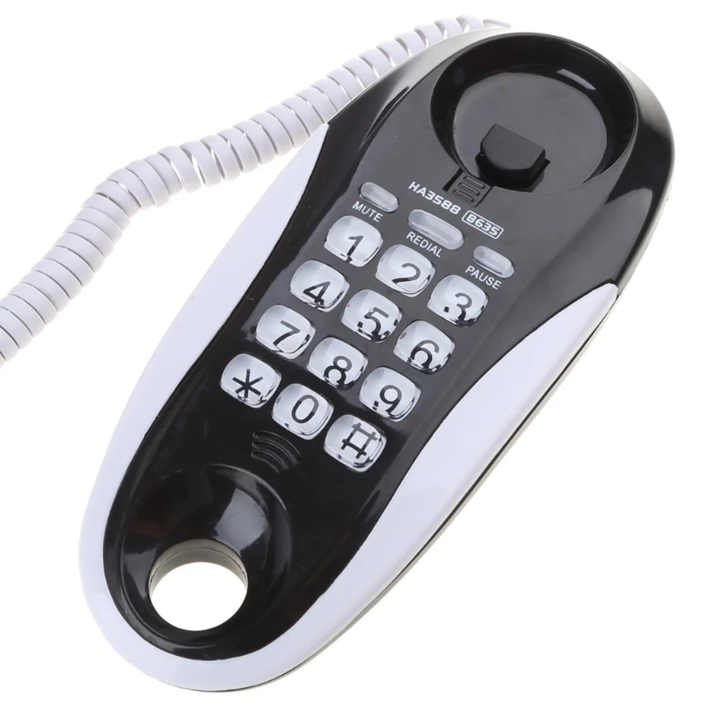 Corded Phones Landline Home Phone Landline Phones Wall Mountable Landline Telephone for Office Hotel Home Bathroom Drop Ship