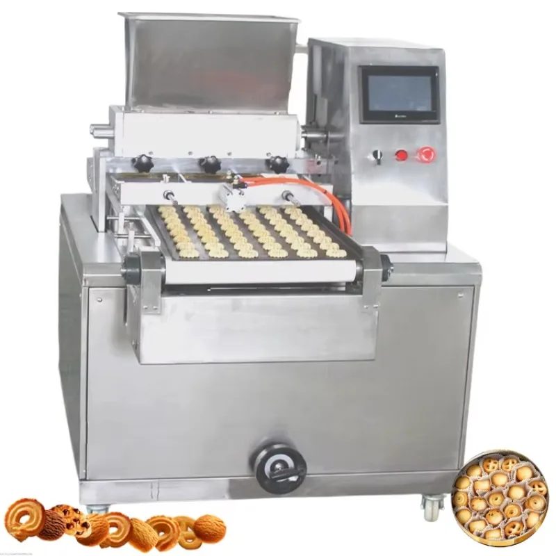 High Output Fully Automatic Cookie Extruder Small Cookies Making Machine Multi-functional Cookie Machine