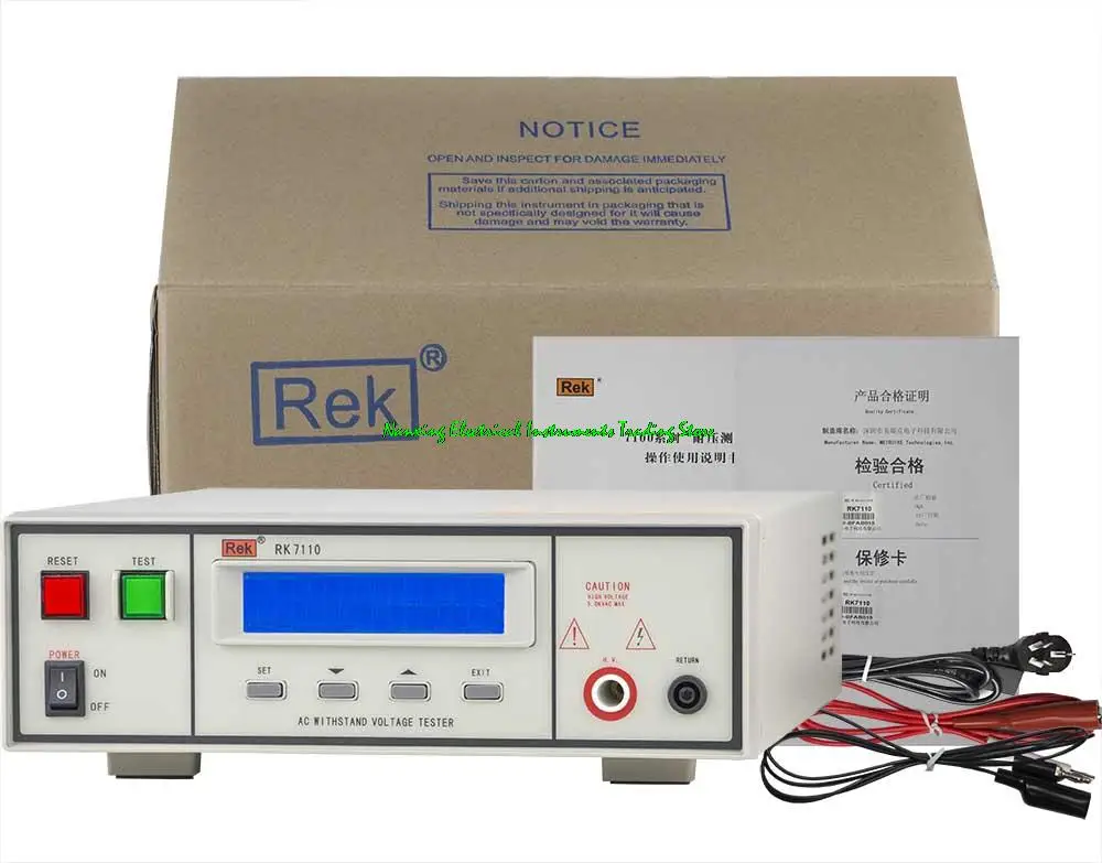 RK7110 Programmable AC Withstand Voltage Tester 5KV,12mA/RK7120 Programmable AC&DC Withstand Voltage Tester 5KV/6KV,12mA/5mA