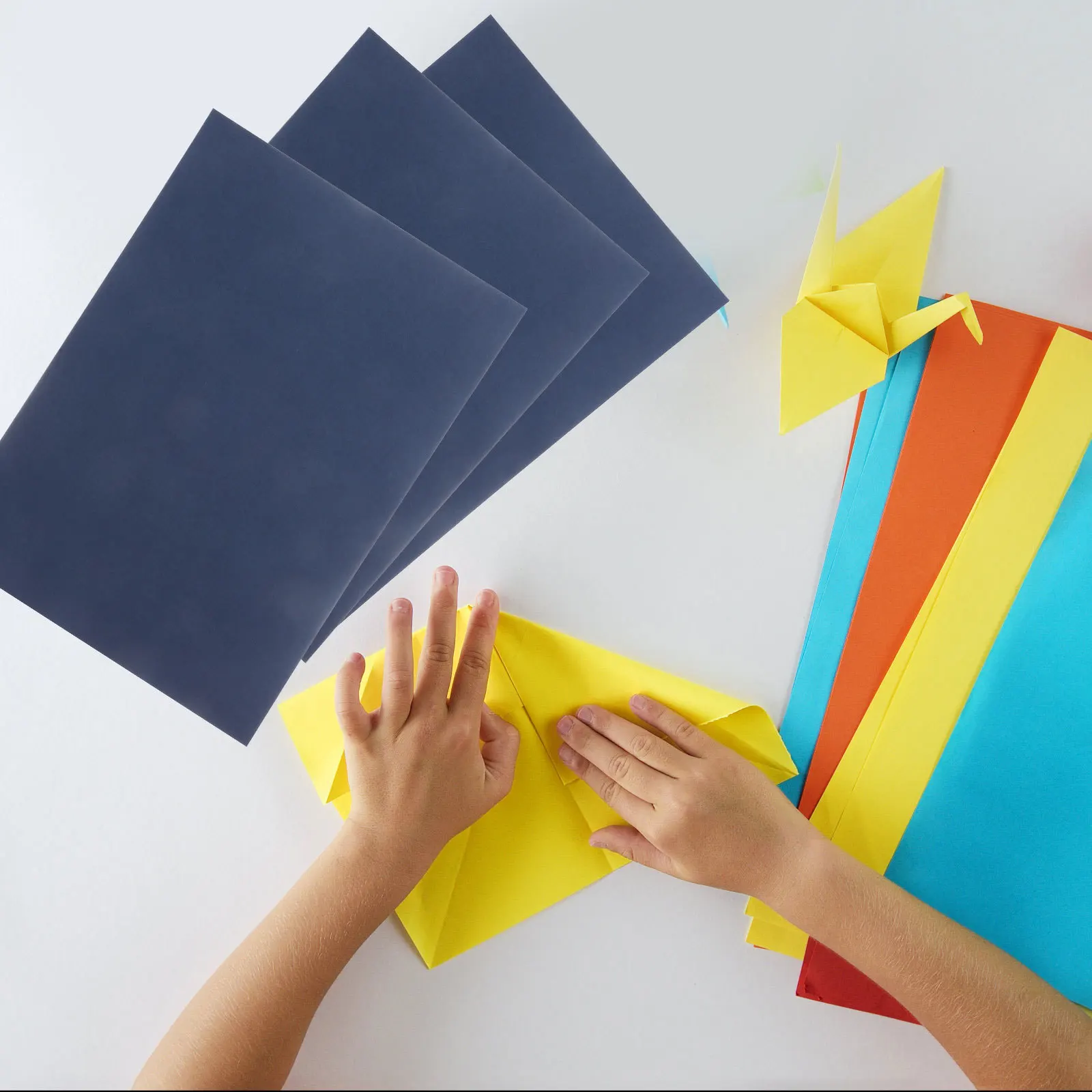 20 Sheets Premium Origami Paper Bulk Colorful Folding Paper for Kids Handcraft Learning Parent Child Bonding Activities At Home