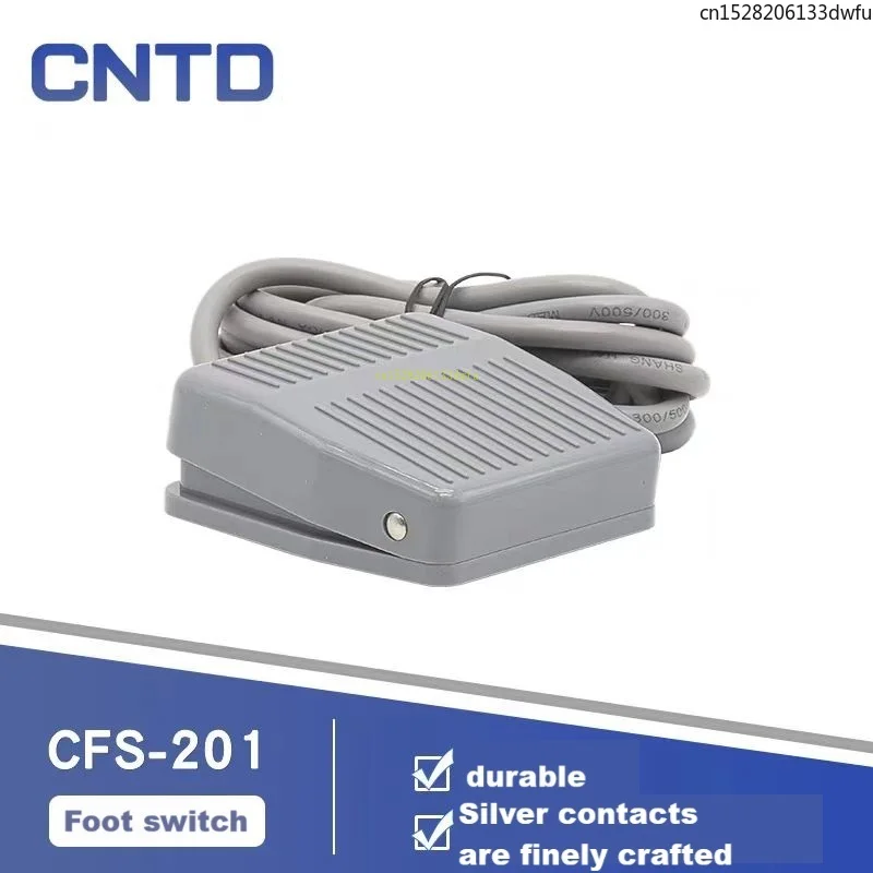CNTD CFS-201 Foot Switch 10A250VAC-1A1B Can Be Opened or Closed with Multiple Wire Lengths To Choose From