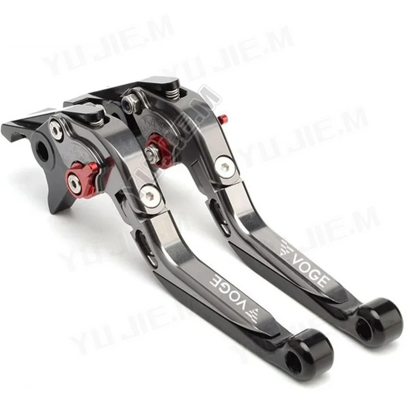 For VOGE 650DS 500R 500AC 500DS Motorcycle Brake Clutch Levers,Foldable Extendable Adjustable Brake Clutch Levers，With LOGO