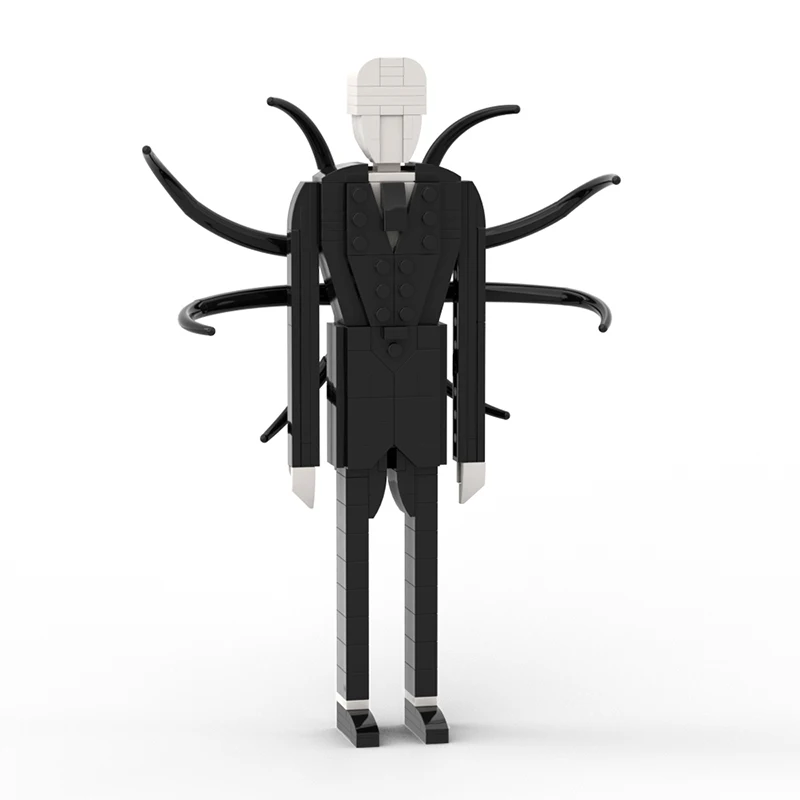 Buildmoc Urban Legends Horror Slender Man Figures Slenderman MOC Set Building Blocks Kits Toys for Children Kids Gifts Toy Brick