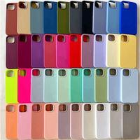 Luxury Original Silicone Case for Apple iPhone 16 15 14 Plus Official Cases for iPhone 11 12 13 14 15 16 Pro Max Logo Full Cover