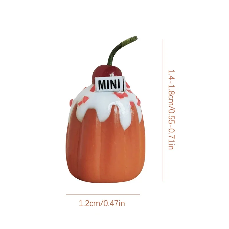 4 Uds 1/12 casa de muñecas simulación Mini pastel postre modelo muñeca hogar cocina comida decoración casa de muñecas Micro escena foto Accesorios