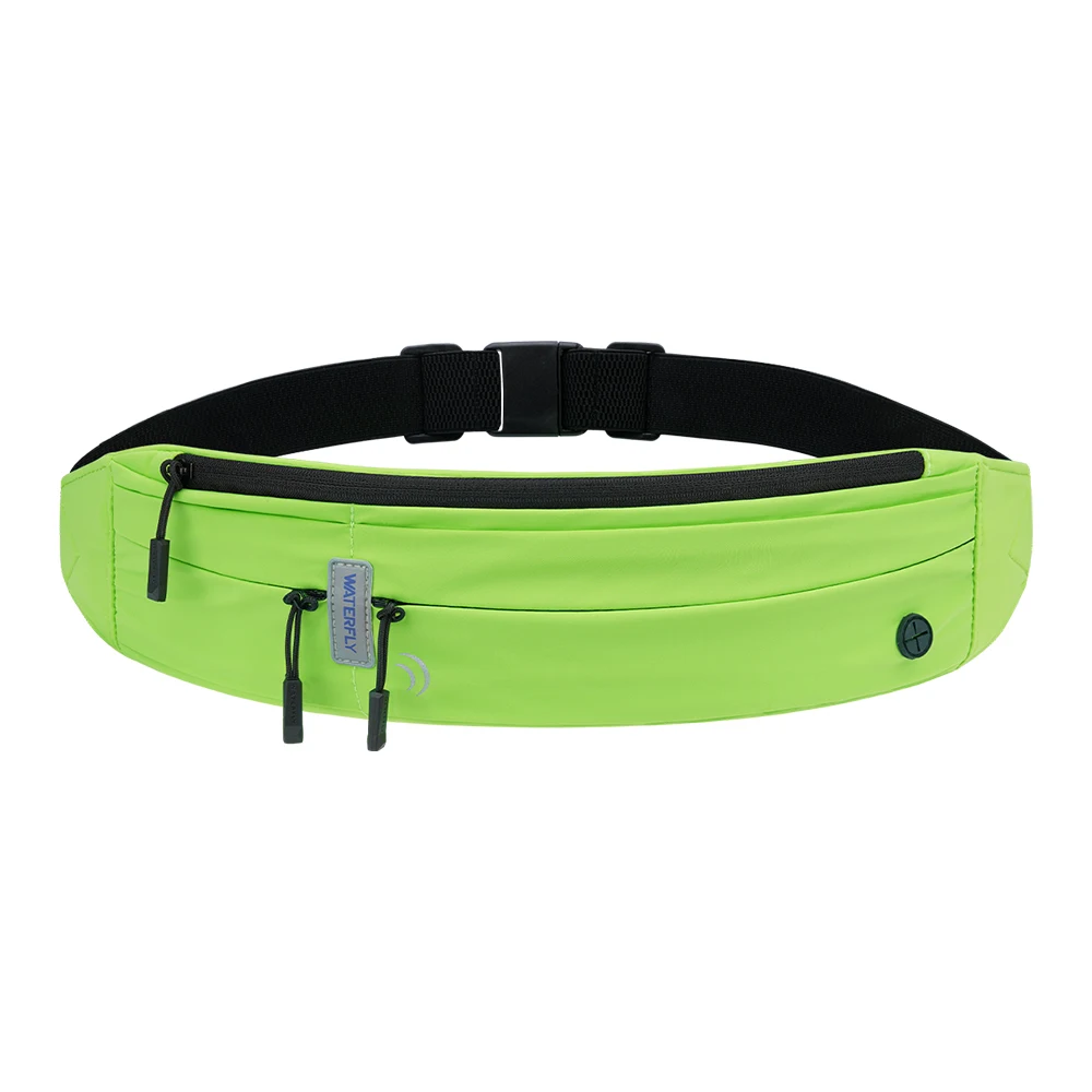 waterfly-ベルトバッグ-ファニーパック-ランニングウエストパック-スポーツワークアウトエクササイズフィットネスランナーベルト-男女兼用-ジョガー-スリムウエストバンド