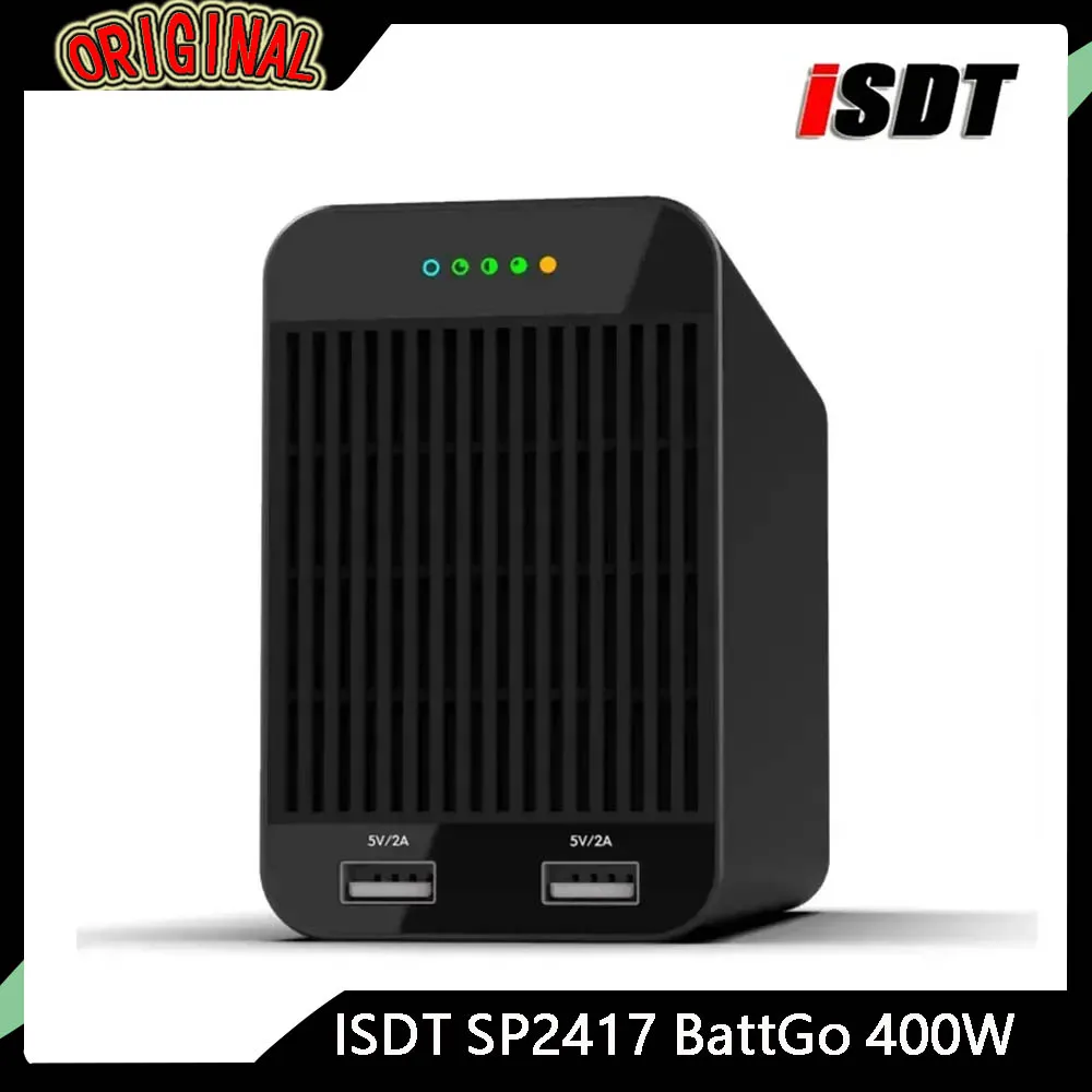 

ISDT SP2417 BattGo 400W 17A Smart Power Supply - LED Indicator, Dual USB Output for Versatile Charging