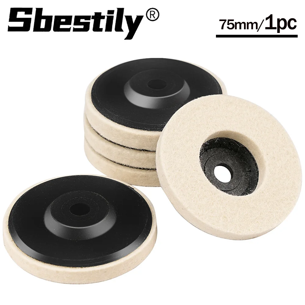 

75mm Wool Polishing Wheel Polishing Pads Mini Angle Grinder Polishing Disc for Metal Wood Glass High Quality Wool Wheel 1Pc