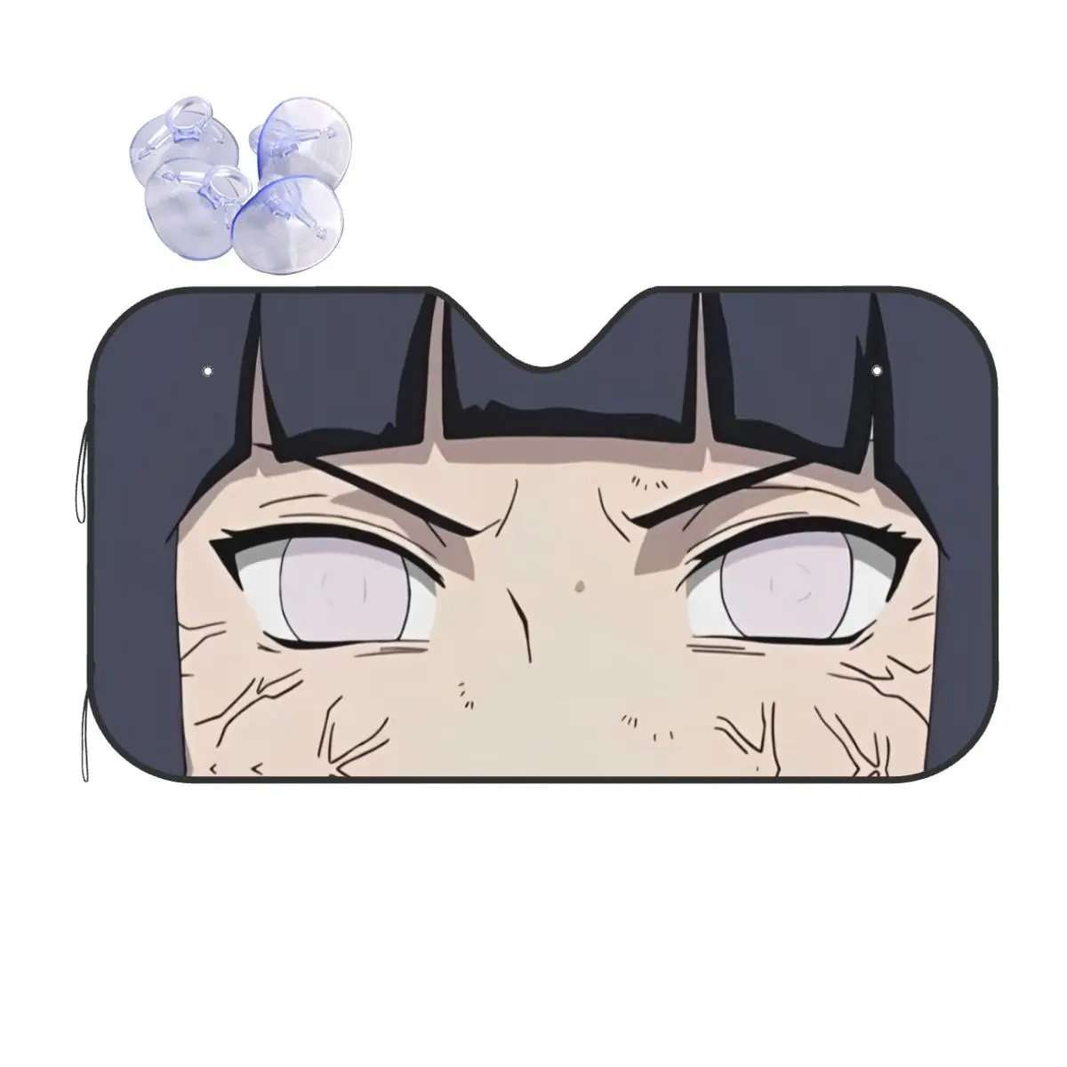 Naruto Hinata Anime Windshield Sunshade Funny Car Front Window Visor 76x140cm Car Sunshade Car-styling