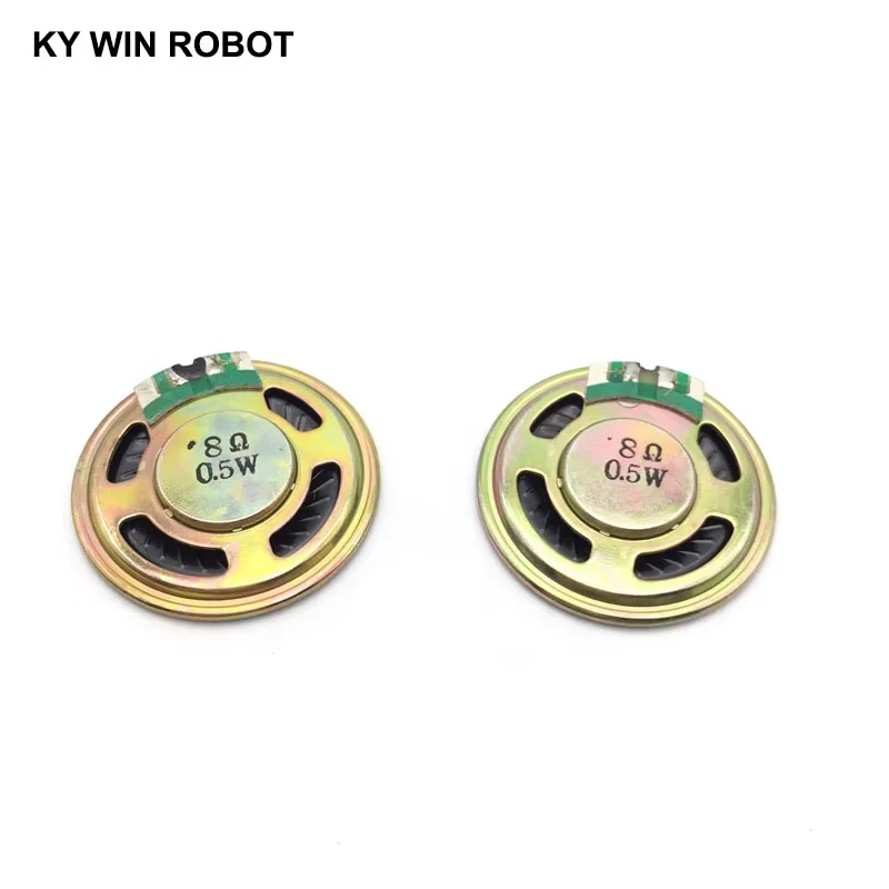 5pcs/lot New Ultra-thin speaker 8 ohms 0.5 watt 0.5W 8R speaker Diameter 36MM 3.6CM thickness 5MM