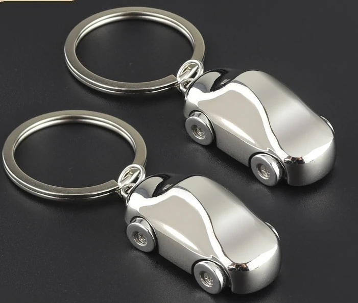 Men car model car Keychain metal car Keychains dad father Keyrings Cars Key Ring Gift Decoration