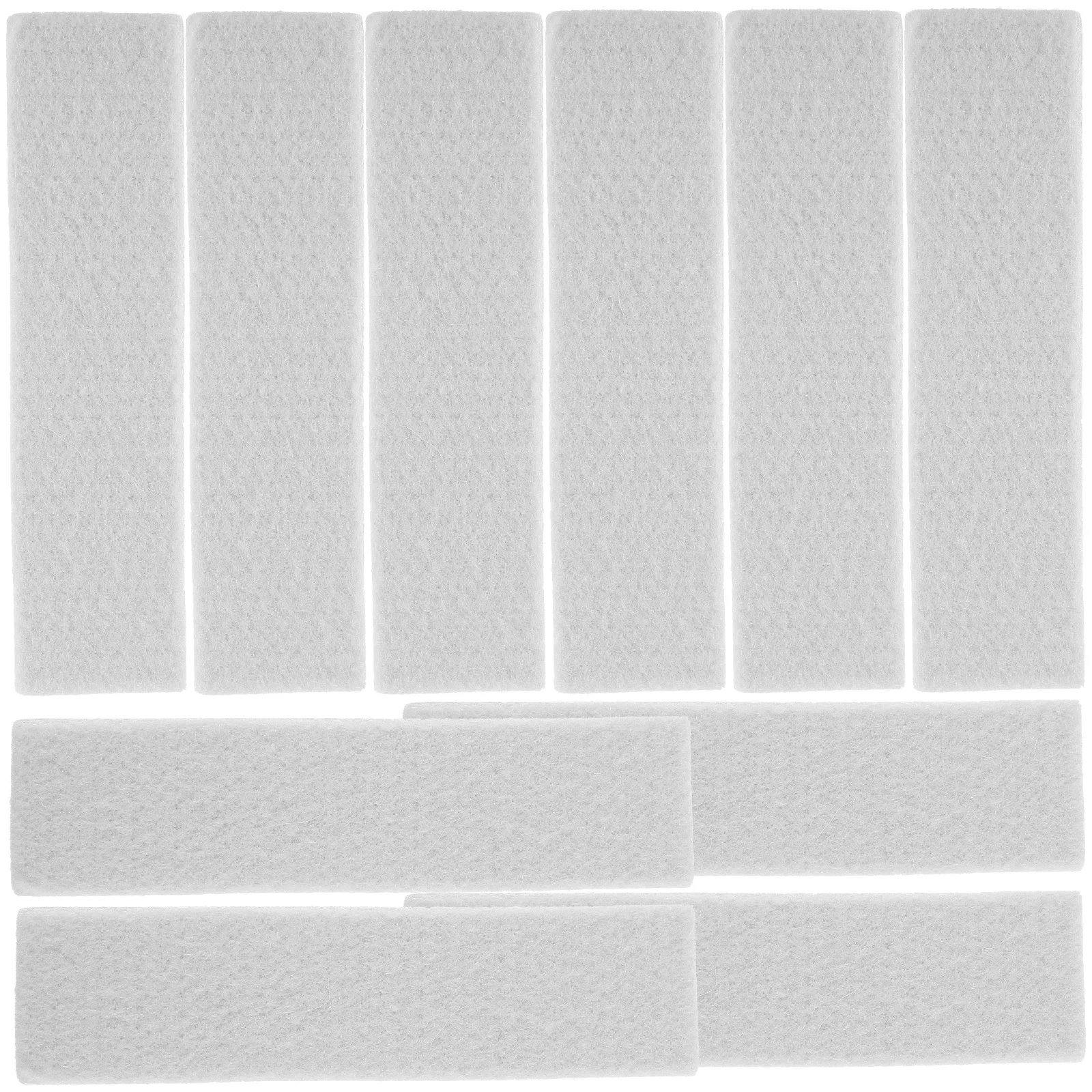 10Pcs Fitness Bike Brake Pad Felt Material Compact Size Easy to Install Durable Practical Cycling Brake Pads Braking Pad for Gym