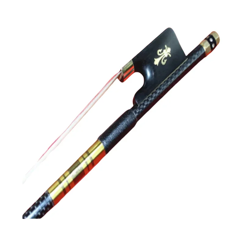 PRO Light Carbon Fiber Violin Bow, Copper Parts, White Horse Hair, Brand New, Free Shipping