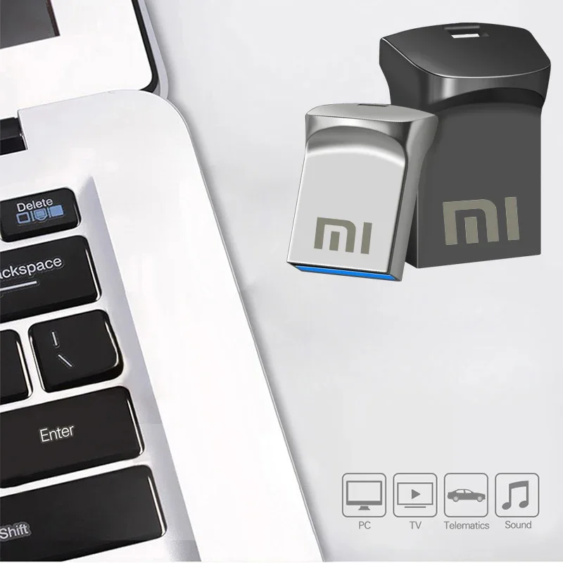 Супер металлический Usb флеш-накопитель Xiaomi Mini, 2 ТБ, 3,0 дюйма, 1 ТБ, высокоскоростной флеш-накопитель, 512 ГБ, U-диск, флеш-накопитель 3,0,