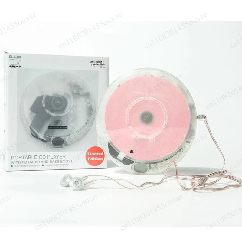 Retro Style Full Transparent CD Player Portable Stand‑Alone Desktop Music Player For Home Entertainment